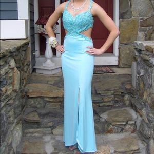 Open Back Prom Dress